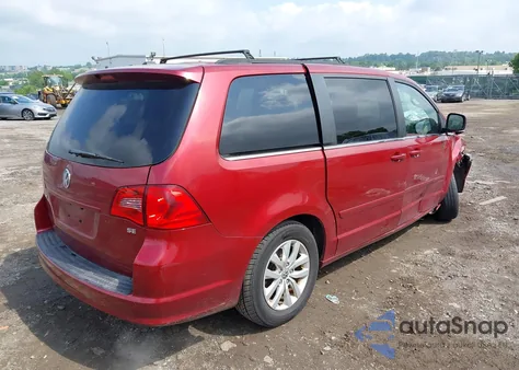 2012 Volkswagen Routan Se из США, поврежденный, VIN 2C4RVABG1CR240838